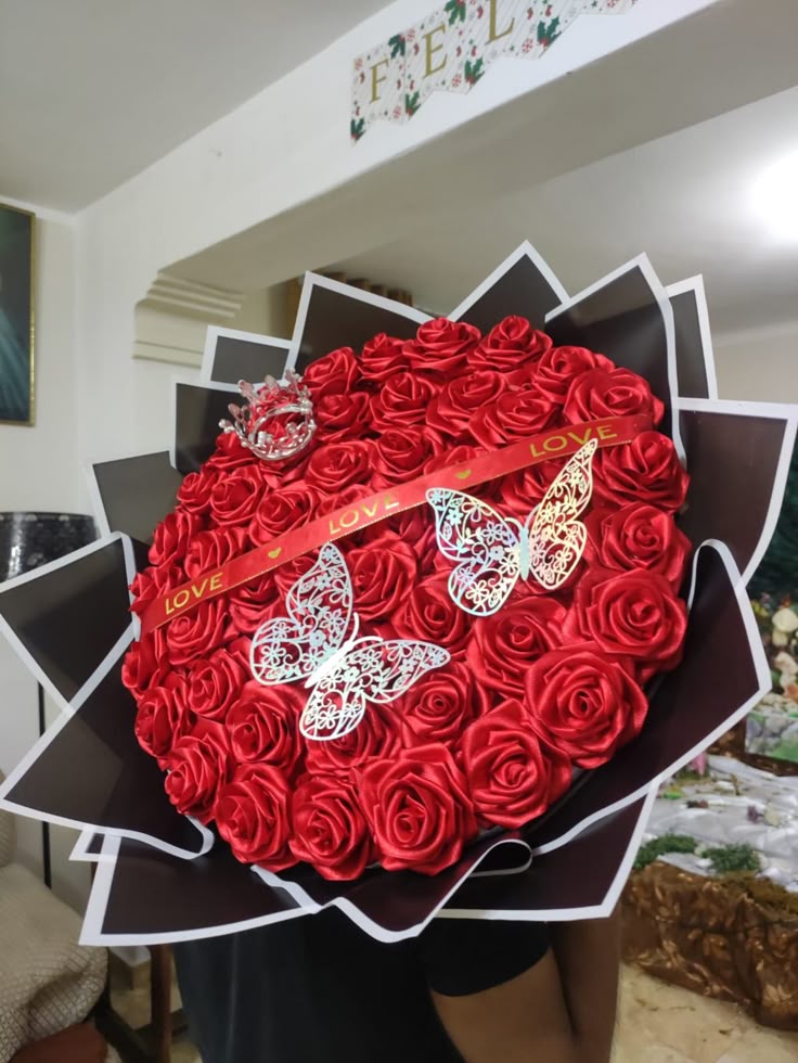 RAMO BUCHON DE 50 ROSAS 